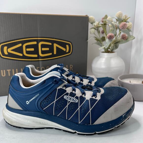 Keen Utility Footwear Vista Energy Shift Carbon Toe Sneaker Black Men's 13D NWB - Picture 3 of 10